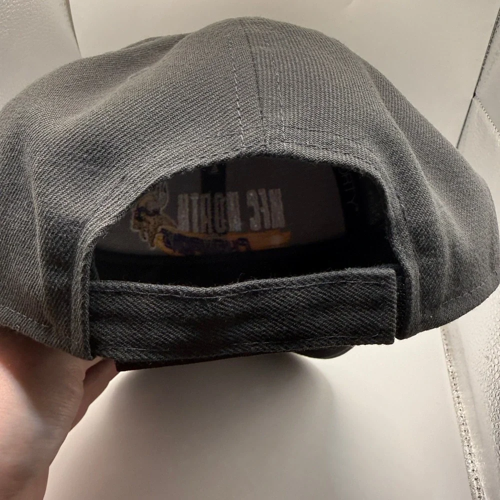 New Era Minnesota Vikings NFC North Champions Hat 9FORTY Adjustable Grey Cap NFL